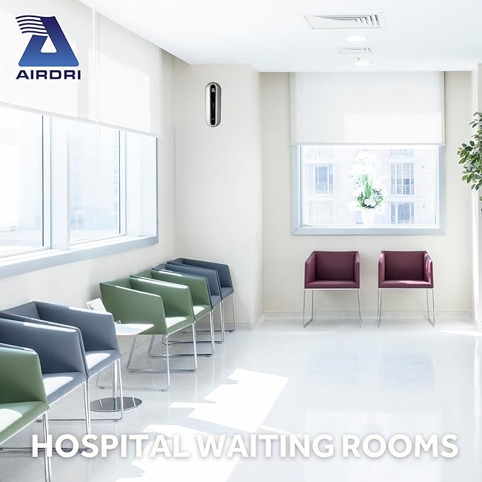 SteraSpace Washroom + Air, Provides Protection for a Clean and Fresh Environment for Offices, Factories, Sluice Rooms, and Baby Change Facilities Up to 430 sq. ft.