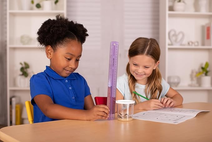 Insect Lore Butterfly Garden with 10 Live Baby Caterpillars - Habitat, Feeder, Chrys-A-Lid Holders, STEM Activity Journal - Raise and Release Painted Lady Butterflies