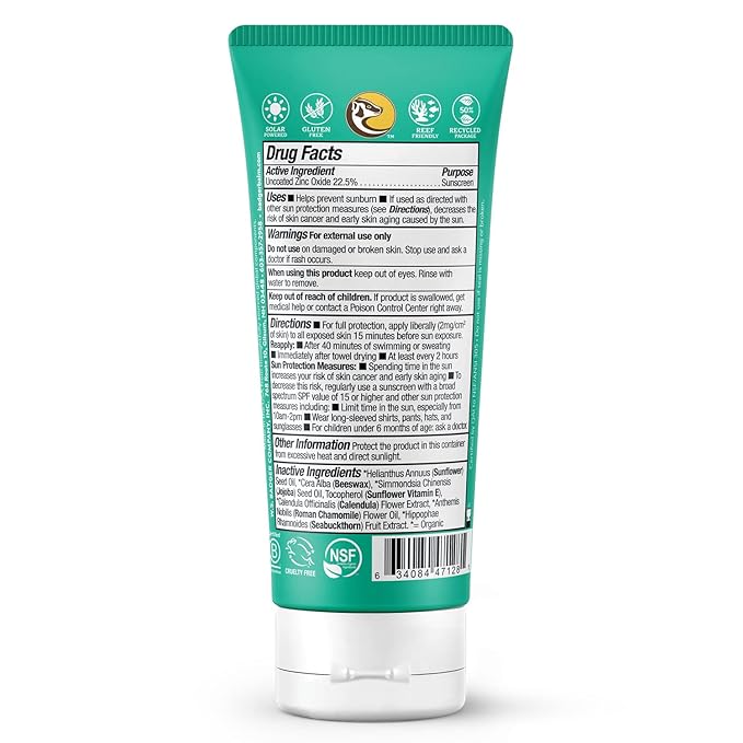 Badger Mineral Baby Sunscreen Cream SPF 40, 98% Organic Toddler Sunscreen with Zinc Oxide, Broad Spectrum, Reef Safe, Water Resistant, Pediatrician Tested Baby Sunblock for Sensitive Skin, 2.9 fl oz