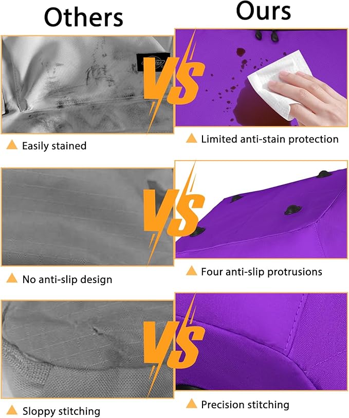 Car Seat Travel Bag for Airplane,Infant Seat Travel Bag with Shoulder Strap,Padded Car Seats Backpack with Reflective Stripes,Large Carseat Carrier Bag Travel Car Seat Cover,Purple