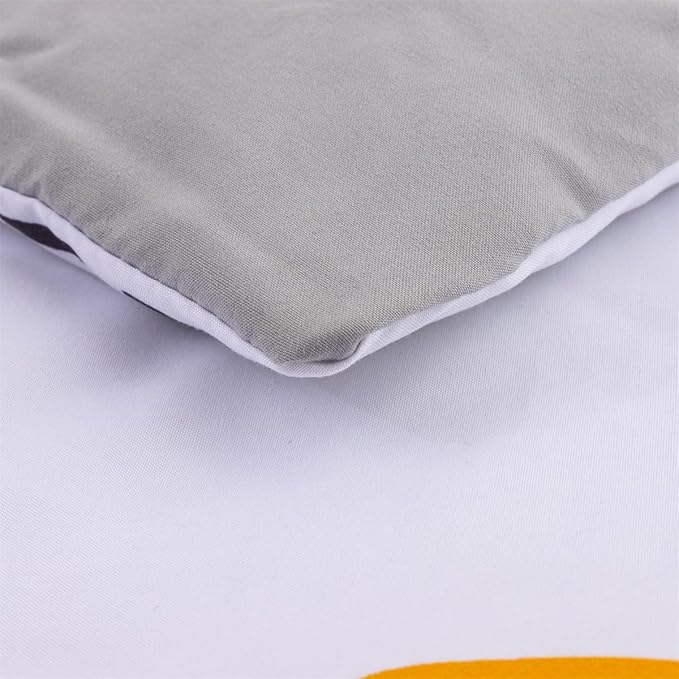 NTBED 4 Pieces Construction Toddler Bedding Set for Baby Boys,Tree Truck Vehicles Excavator Cars Printed, Includes Comforter, Flat Sheet, Fitted Sheet and Pillowcase,Light Green