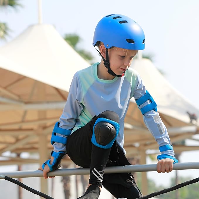 Bike Skateboard Helmet, Adjustable and Multi-Sport for Skate Scooter, 3 Sizes for Adult Youth Kids Toddler