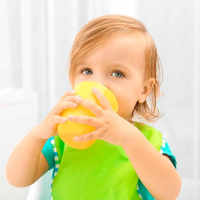 Avanchy Silicone Training Cup – 12 oz Open Cup for Toddlers and Infants – Ideal for Baby Led Weaning and Transitioning from Bottles, Gray