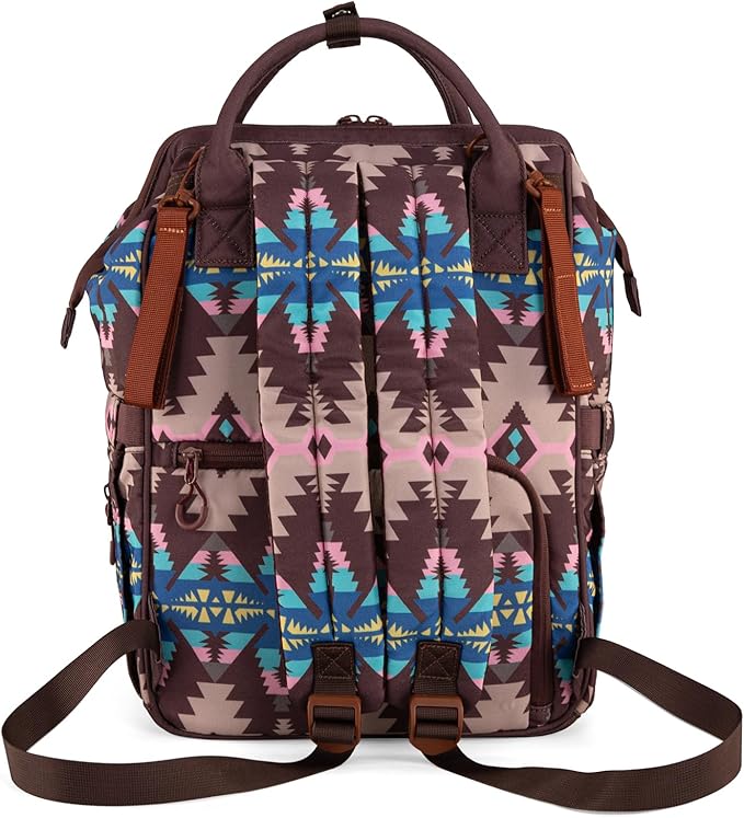 Wrangler Callie Diaper Bag Backpack with Stroller Straps Multifunction Baby Travel Bag WG2210-9110CF