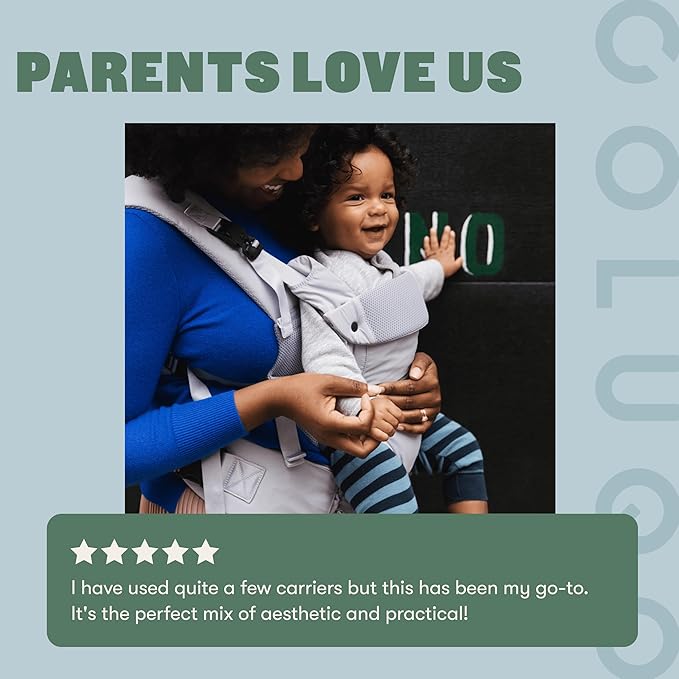 Colugo Baby Carrier - Baby Carrier Newborn to Toddler, Toddler Carrier, Adjustable, Lightweight, Breathable Carrier for Newborn to 33 Pounds (Wild Child)