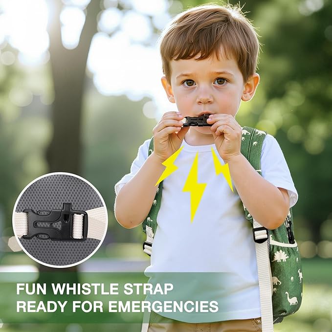 STEAMEDBUN Corduroy Kids Backpack for Girls and Boys 5-8: Boys Backpack for Elementary Kindergarten - 15 inch Cute Backpacks for Kids - Dinosaur