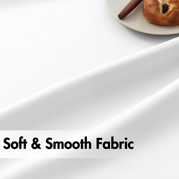 ANRODUO Back Tab Blackout Curtains for Bedroom Living Room, Rod Pocket Pinch Pleated Thermal Insulated Room Darkening Curtains 72 Inches Long 2 Panels, White, 42 x 72 Inch