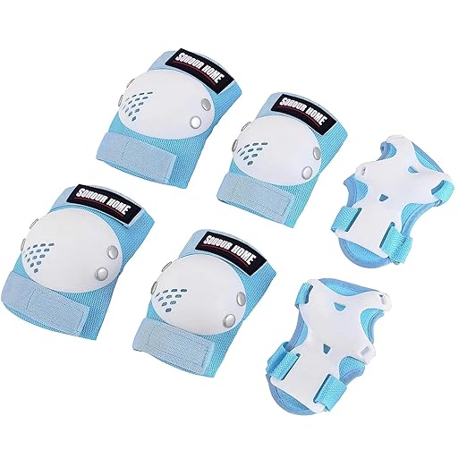 Youth/Kids Knee Pads Elbow Pads Wrist Guards Protective Gear Set for 3-15 Years Child Roller Skates, Skateboard, Cycling, Inline Skating, BMX Bike, Balance Bike, Scooter Riding and Other Outdoor Sports