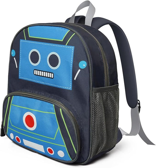 Toddler Backpack for Boys 3-8: Preschool Kindergarten Backpack - Cute Kids Backpacks for Boys-Robot
