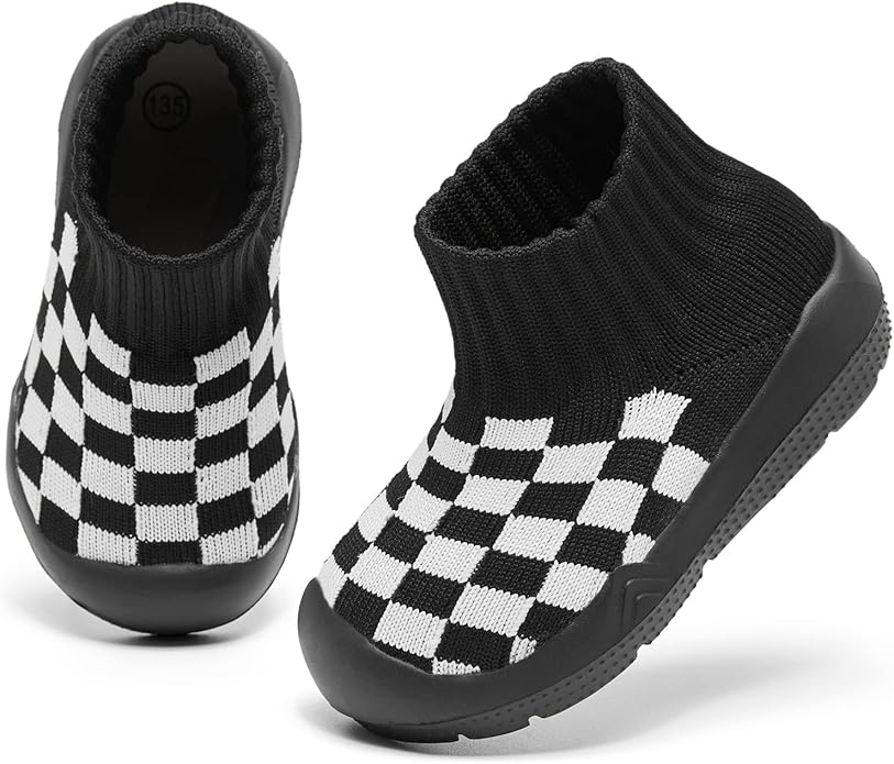 MORENDL Toddler Sock Shoes Baby Walking Shoes Infant Slippers Boys & Girls Non-Slip Sneakers