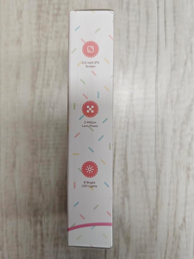 Kids Magnifying Glass with 8 Lights,Handheld Microscope for Stem Toys, Edu Gift Age 4-6 8-12 Children Students