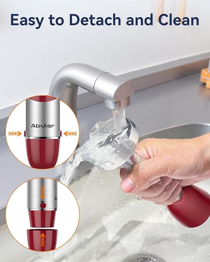 Immersion Blender Handheld 1000W 5 in 1 Corded Stick Hand Blender Kitchen with 12 Speed, BPA-Free, Mixing Beaker, Chopper, Whisk, Milk Frother, Perfect Emulsifier for Soup, Baby Food, Sauce, Puree