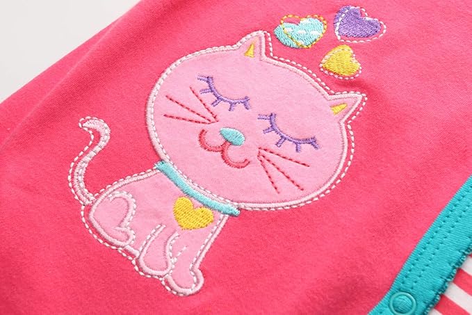 Kiddiezoom Baby and Toddler Boys'Snug Fit Footed One-Piece Romper Jumpsuit Cotton Cotton Footed Outfit