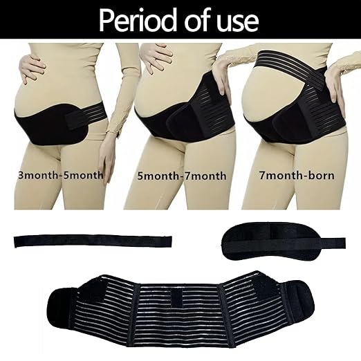Pregnancy Belly Support Band, Belly Bands for Pregnant Women, Pregnant Belly Support Belt, Maternity Belly Band Support, Pregnancy Support Belly Band, Belly Support Bands for Pregnant Women Black