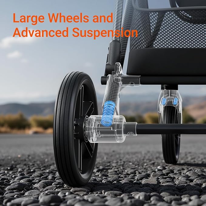 Air Lux Baby Stroller with Carbon Fiber Frame, One-Hand Fold & Reversible Seat, Magnetic 5-Pt Harness, Car Seat Adapter, 15.8lbs, Cinder