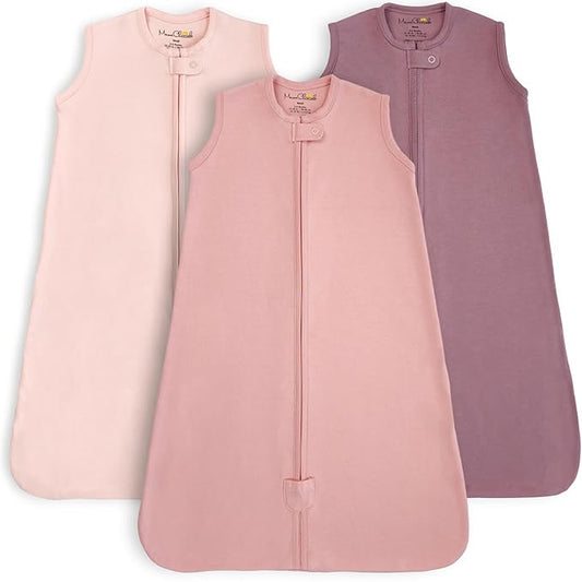 Mama Cheetah Baby Sleep Sack 0.5 TOG, Organic Cotton Baby Wearable Blanket with Two-Way Zipper, Swaddle Transition Baby Sleeping Bag for Newborn Infant Toddler Boy Girl, 6-12 Months