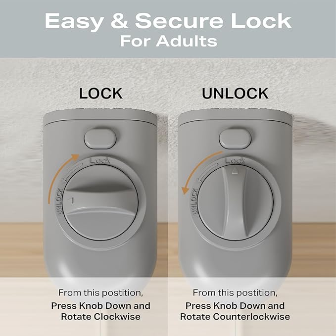 Cumbor 55" Wide Retractable Baby Gates for Doorways, Mom's Choice Award - Mesh Dog Gate for The House, One-Hand Opening Safety Child Gates for Stairs, Pet Puppy Fence Indoor & Outdoor, Gray