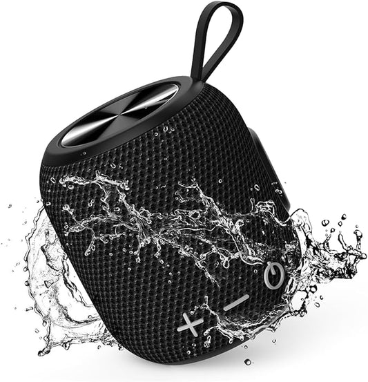 Portable Bluetooth Speakers Wireless Mini Speaker Bluetooth 5.0, 360 HD Surround Sound Stereo, IPX7 Waterproof for Travel, Pool and Outdoor Shower Speaker