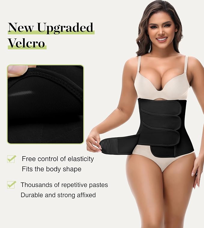 SHAPSHE Waist Trainer for Women Postpartum Recovery Wrap Waist Cincher Corset Shapewear Belly Band