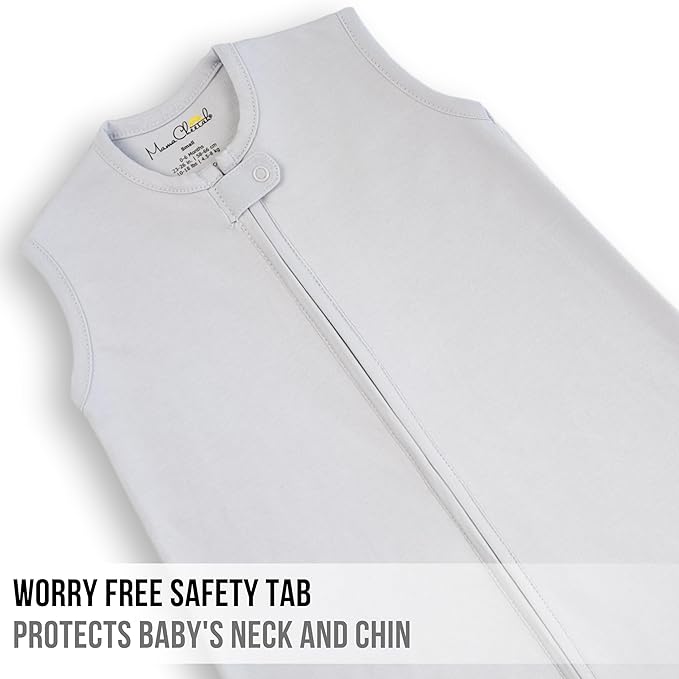 Mama Cheetah Baby Sleep Sack 0.5 TOG, Organic Cotton Baby Wearable Blanket with Two-Way Zipper, Swaddle Transition Baby Sleeping Bag for Newborn Infant Toddler Boy Girl, 18-24 Months