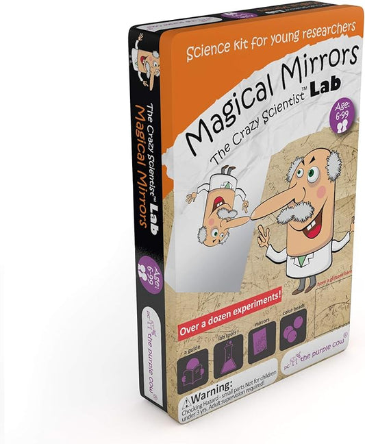 The Purple Cow Crazy Scientist Lab Magical Mirrors Science Kit
