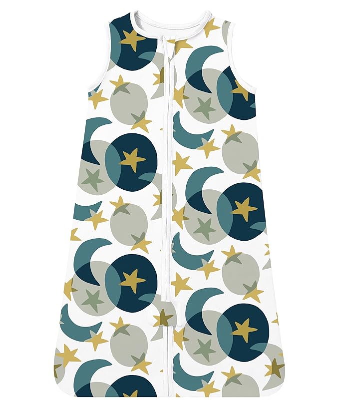TotAha Toddler Sleep Sack 2T-3T-4T, 0.5 TOG Summer Light Star Sleeping Sacks, Soft Wearable Blanket Baby Sleep Bag with 2-way Zipper, X-Large