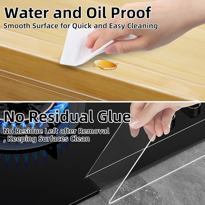 Clear Edge Protector,Safe Corner Protector, Anti-Sharp Edge Protector, for Furniture, Drawers, Tables, Cabinets 1.18inX16.4FT