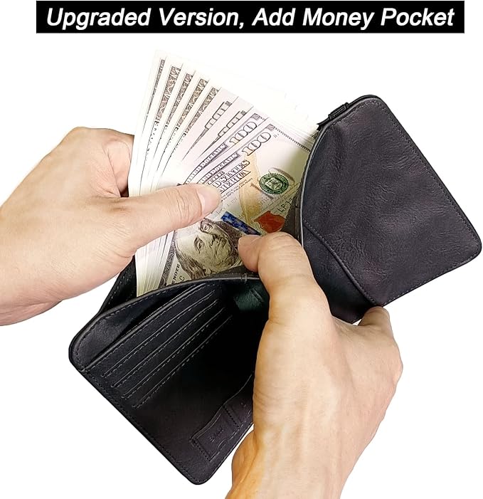 Passport Holder Cover Wallet Travel Essentials Leather Rfid Blocking Case Vacation Luggage Must Haves Travel Accessories for Men Women (116#Black)