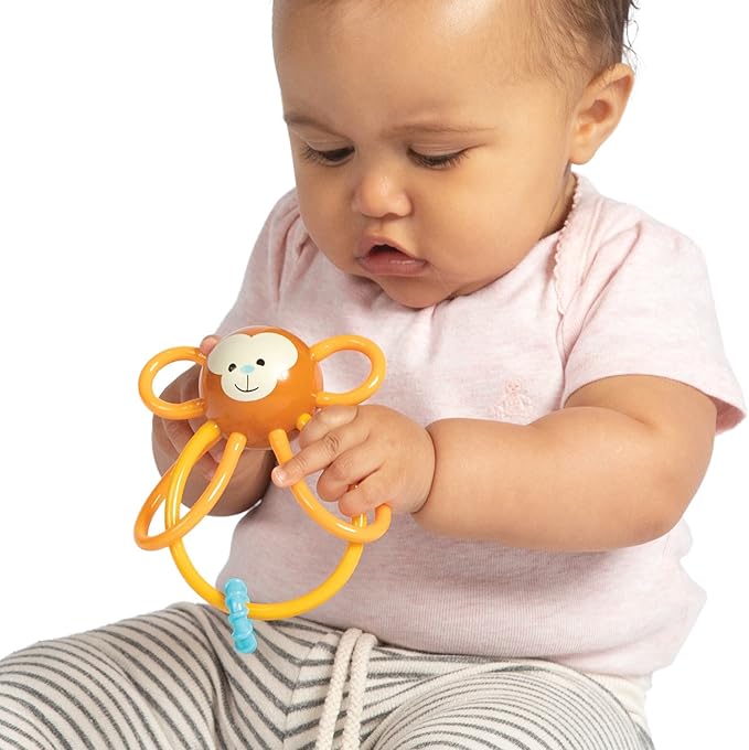 Manhattan Toy Winkel Monkey Rattle & Sensory Teether