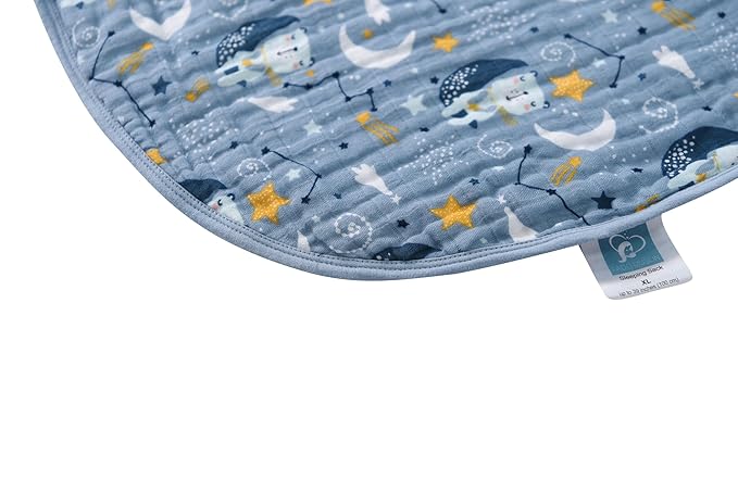 Baby Sleep Sack 12-24 Months Wearable Blanket for Babies 100% Organic Cotton 2-Way Zipper YKK 0.5 TOG Toddler Sleeping Sacks 1-2 T Bears