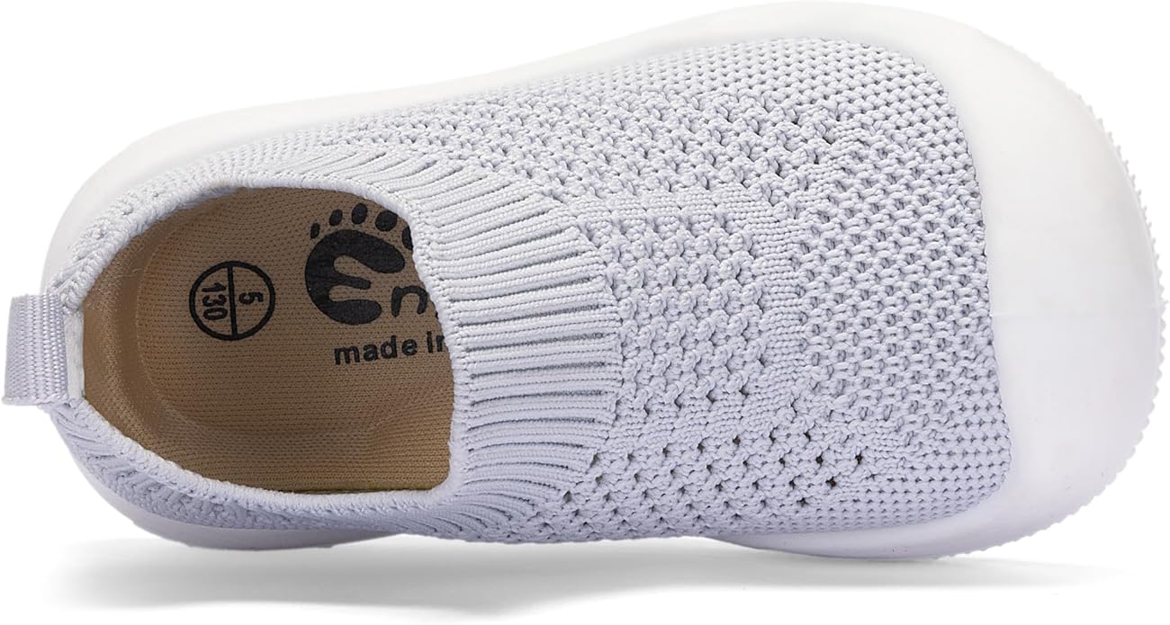 Engtoy Baby Shoes & Socks - Non-Slip Breathable Slippers with Soft Rubber Sole - Baby Boys & Girls Slip On Sneakers