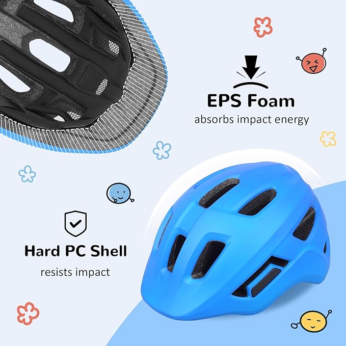 Toddler/Kids Bike Helmet, Adjustable and Multi-Sport, from Infant to Schoolchild, 2 Sizes