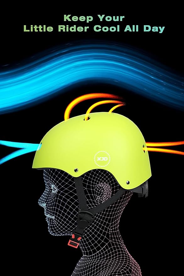 XJD Kids Bike Helmet,Multi-Sport Protective Gear Set for 3-5-8-14 Years Boys Girls with Knee and Elbow Pads Wrist Guards fit Roller Skates,Cycling,Skateboarding,Skating Scooter