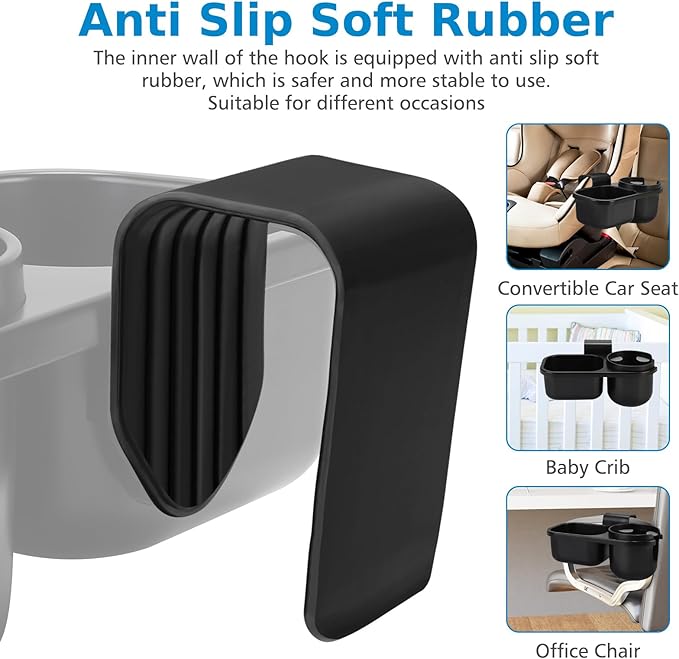 Accmor Child Cup Holder Snack Tray for Convertible Car Seats, Universal Child Cup Holder Compatible with Most Baby Car Seat Models