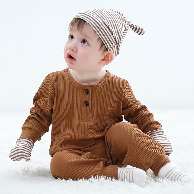 Baby Hats Mittens and Socks Set Cotton Newborn Hat Beanie Soft Infant Girls Boys Caps Gloves 0-6 month