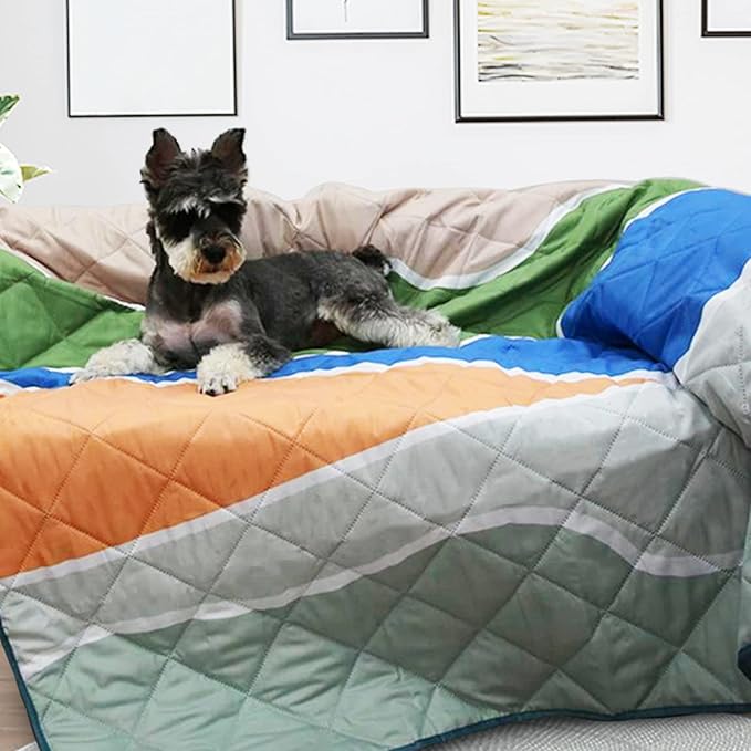 Exclusivo Mezcla Waterproof Picnic Blanket 60x80 Inches Large Multicolor Floral Polyester Sandproof Modern Camping Blanket