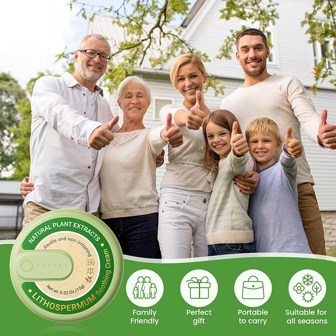 RUNBEN Anti Itch Cream for Bug Bite Itch Relief, Mosquito Bug Bite Cream, Plant-Based, Itch Soothing for Summer Outdoor, Plant-Based, Travel-Pocket Size, 0.52 oz