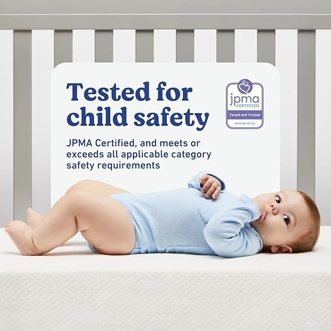 Graco Premium Crib Mattress & Protector Value Bundle (1-Pack) – Includes GREENGUARD Gold Certified Crib & Toddler Mattress, GREENGUARD Gold Certified Waterproof Protector