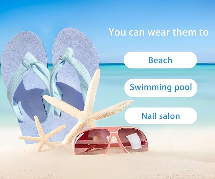 KuaiLu Flip Flops for Women with Arch Support Yoga Mat Comfortable Summer Beach Walking Thong Cushion Sandals Slip On Indoor Outdoor