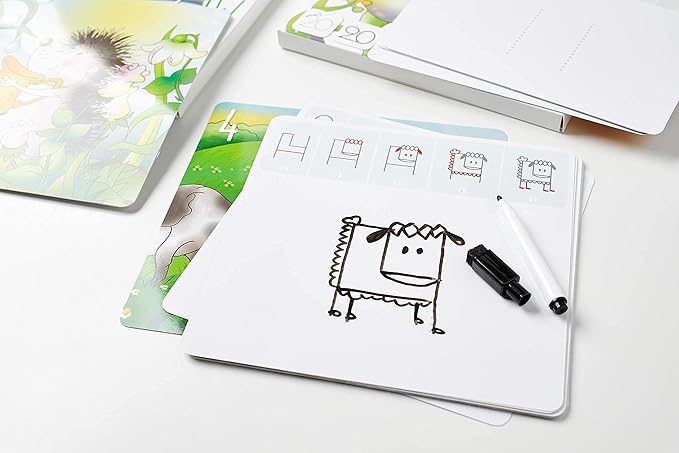 Learning Activity - Drawing with Numbers Educational Game, Perfect for Kids, Preschoolers Who Love Toys, Art and Craft Activities, Gifts for Girls and Boys Ages 3, 4, 5, 6