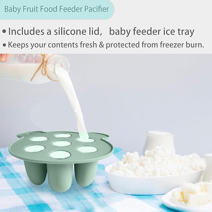Baby Food Freezer Tray and Teething Popsicle Molds – The Perfect Solution for Your Little One's Teething and Feeding Needs