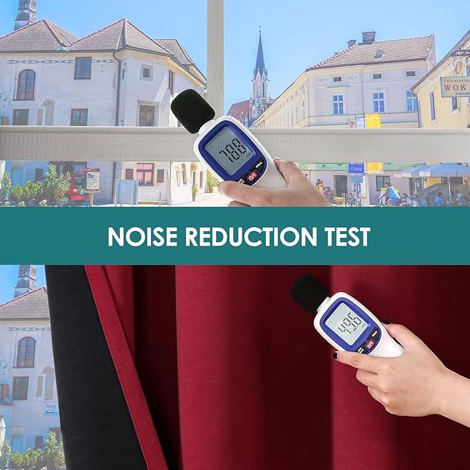 ChrisDowa 100% Blackout Curtains 90 inch Long for Bedroom with Black Liner, 2 Thick Layers Total Blackout Thermal Insulated Grommet Long Window Curtains 2 Panels Set (Burgundy, 52 x 90 Inch)