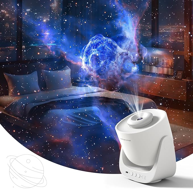 Orzorz Slide Discs Star Projector Galaxy Light Home Planetarium Projector Star Projector