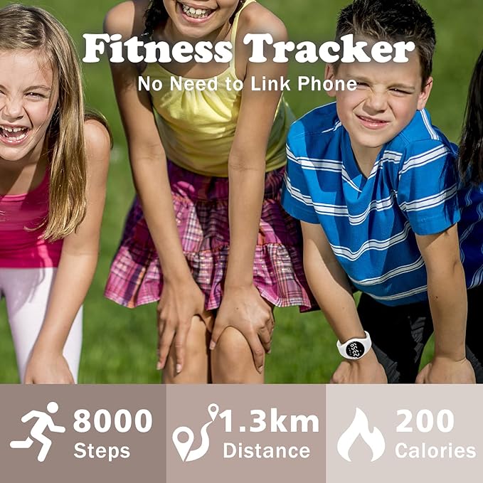 Kids Watches for Girls Boys Digital Sport Watch with Step Counter Pedometer Vibration Alarm Clock, No App Waterproof Fitness Tracker Kids Watch Boys Girls Teens Students Ages 5-16