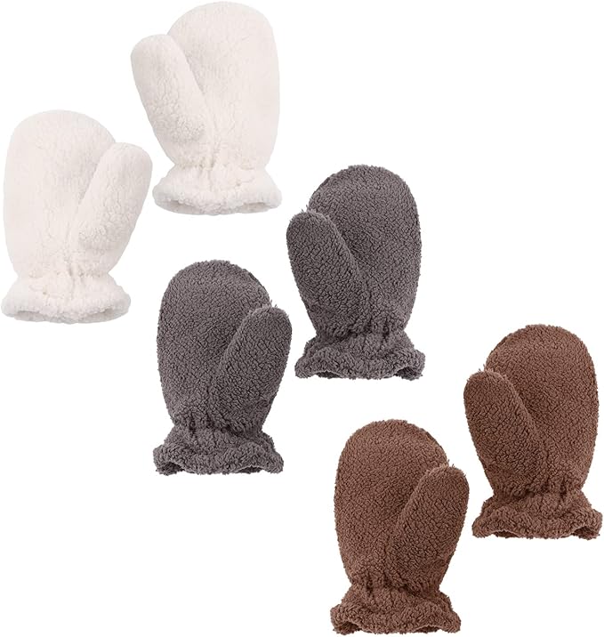 Zsedrut Baby Boys Winter Glove Warm Toddler Infant Girls Mittens Fleece Lined Gloves 1-7 Years