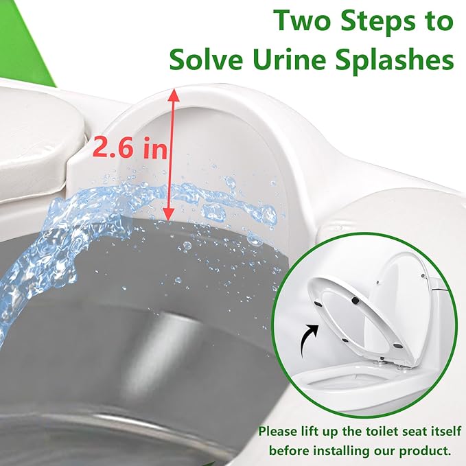 Potty Training Seat, Upgrade Foldable Step Stool, Climbable and Easy to Carry Handles, Adjustable for Different Toilet Heights, Attachment with Stable Structure for Boys and Girls