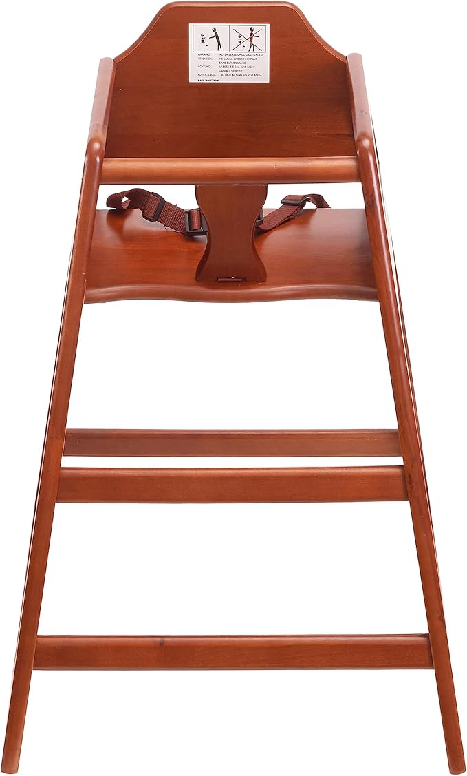 Baby Highchairs, Durable Dining Feeding Chair with Steps, High Chairs for Babies and Toddlers, Seating Ready-to-Assemble Restaurant Wood High Chair, Wooden High Chair (Highchair/Booster/Chair)