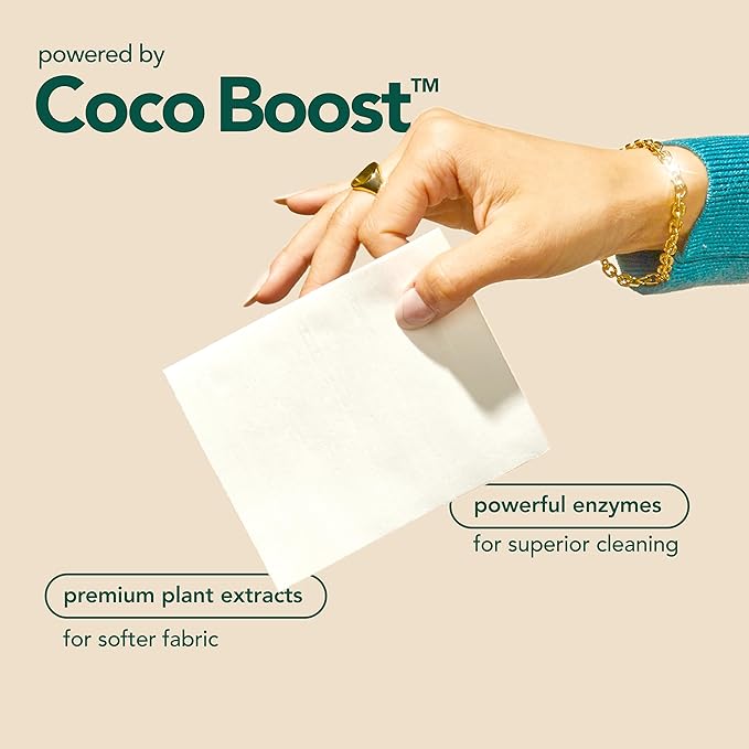 Kind Laundry Detergent Sheets with Stain-Fighting Enzymes - Plant Powered Eco-Friendly Laundry Soap Sheets - Home or Travel Laundry Detergent - Ocean Breeze, 120 Loads (Mom's Choice Award Winner)