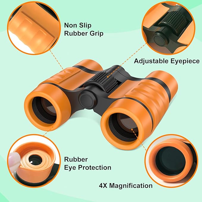 Kids Explorer Kit & Bug Catcher Kit, Kids Camping Gear for Kids, Outdoor Exploration Set with Vest & Hat, Ideal Outdoor Camping Adventure Toys for Ages 3 4 5 6 7 8 Boys Girls