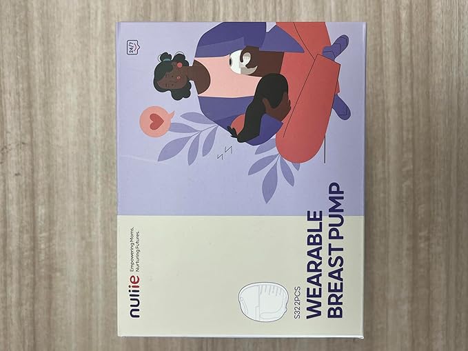 Nuliie Hands-Free Breast Pump, Wearable Breastfeeding Pump 4 Modes 9 Levels with 18/21/24MM Flange, Electric Breast Pump Portable, Replaced Pumping Accessories Included (Ghostwhite, 2 Packs)